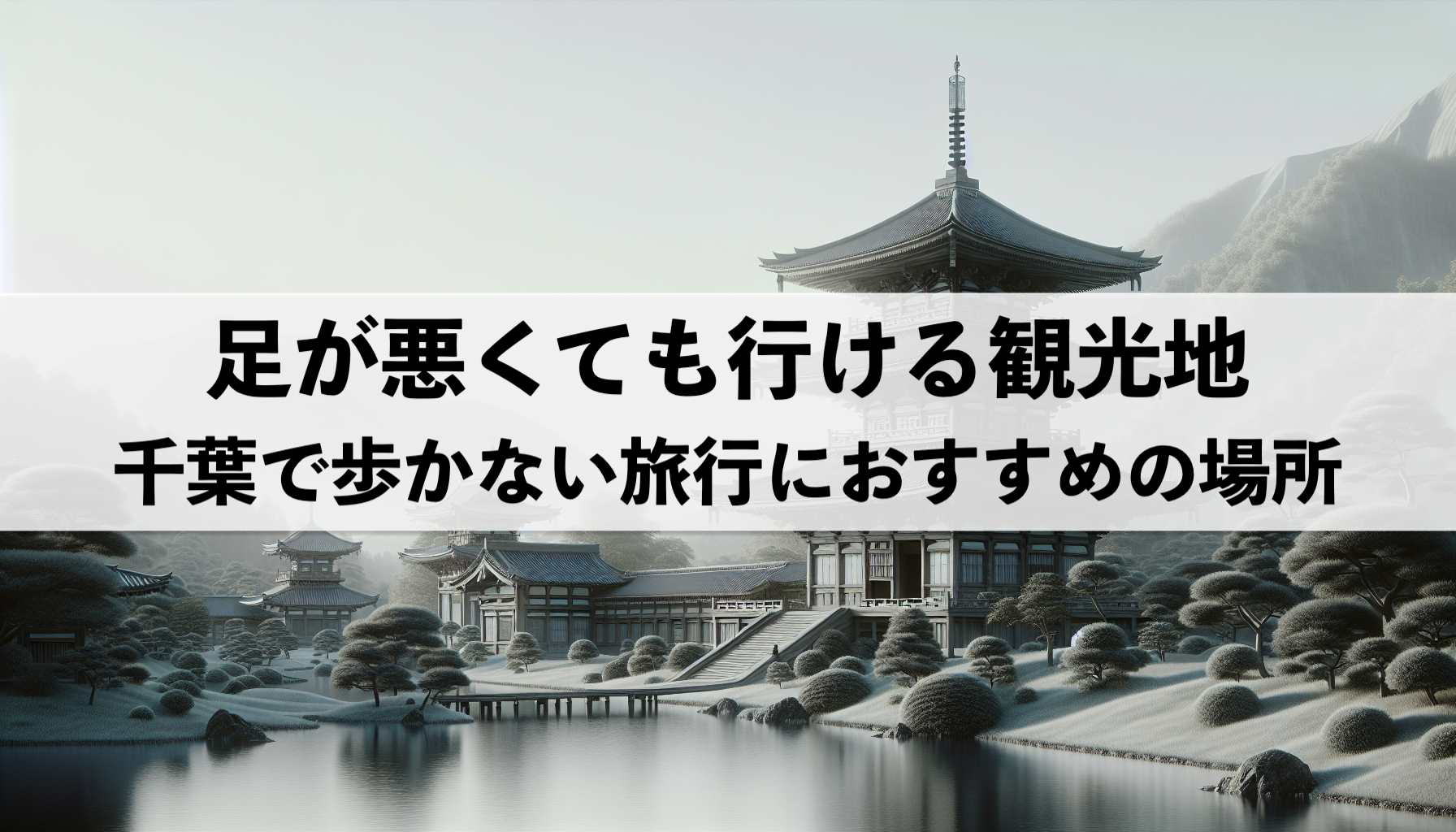 足が悪くても行ける千葉のおすすめ観光地