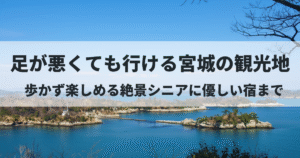 足が悪くても行ける宮城のおすすめ観光地